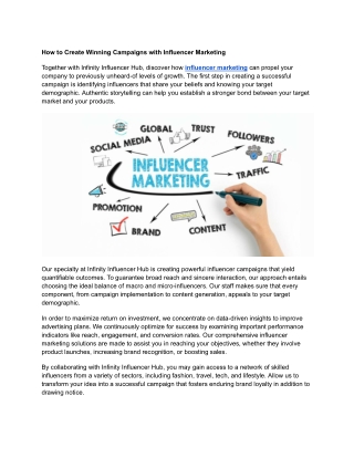 how to create winning campaigns with influencer