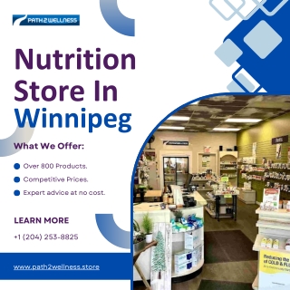 Nutrition store in Winnipeg