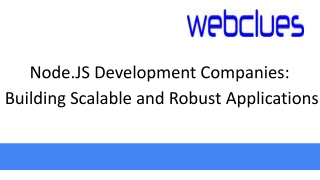 node js development companies building scalable