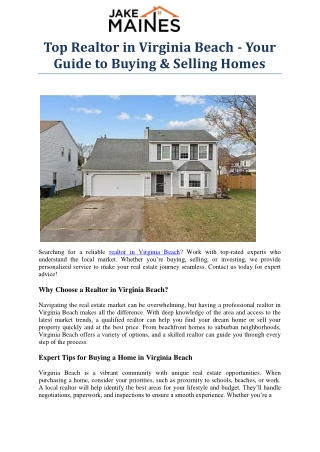 Top Realtor in Virginia Beach (1)