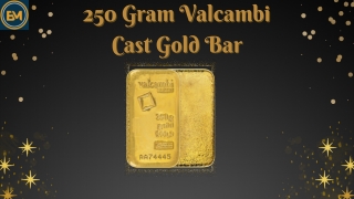 250 Gram Valcambi Cast Gold Bar