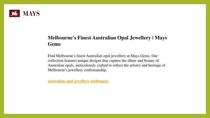 melbourne s finest australian opal jewellery mays