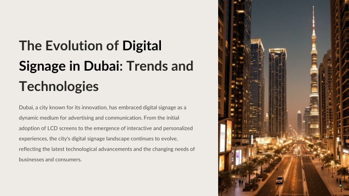 the evolution of digital signage in dubai trends