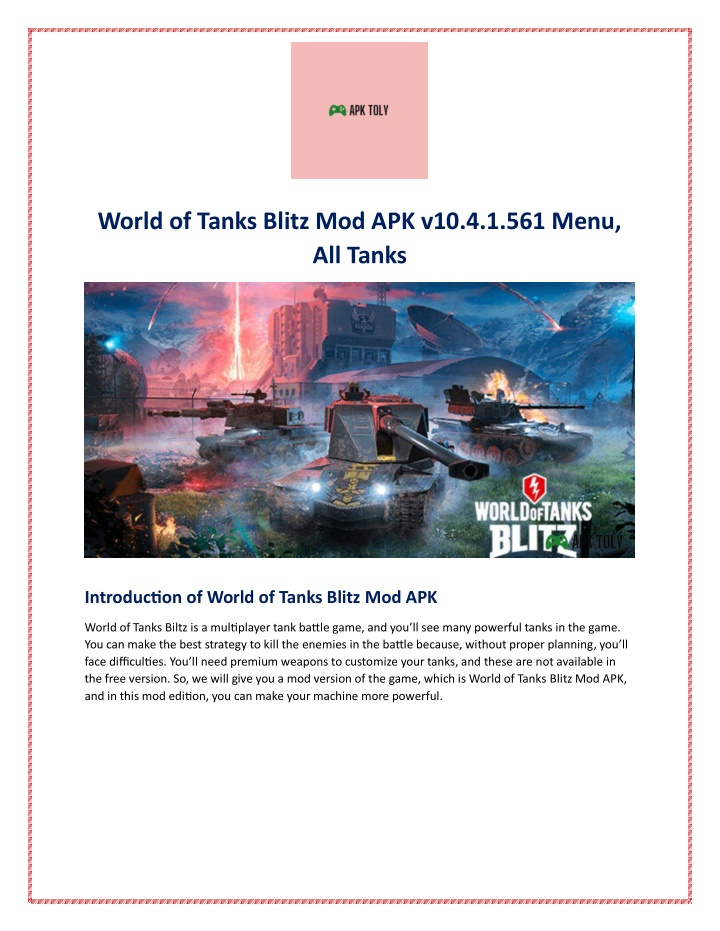 world of tanks blitz mod apk v10 4 1 561 menu