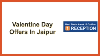 valentine day offers in jaipur