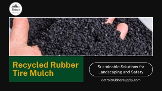 Recycled Rubber Tire Mulch: Eco-Friendly, Durable Landscaping for All Spaces