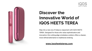 Discover the Innovative World of IQOS HEETS TEREA