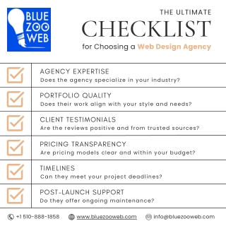 The Ultimate checklist for Choosing a Web Design Agency