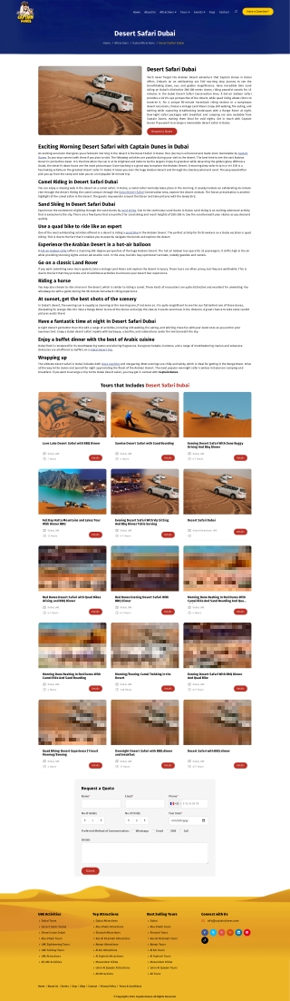 VIP Dubai Desert Safari: Unforgettable Dunes Awaits You!