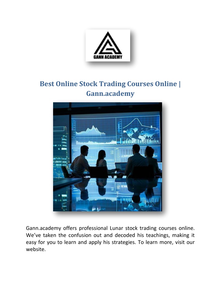 best online stock trading courses online gann