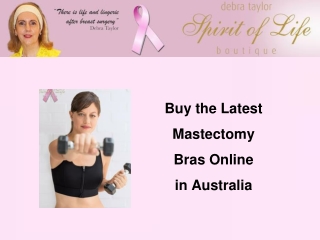 Buy the Latest Mastectomy Bras Online in Australia