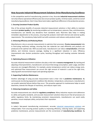 Industrial Measurement Solutions | Mitutoyo Sg Blogs