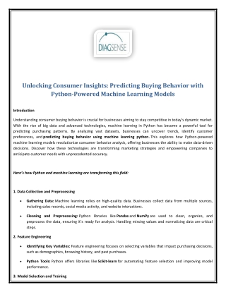 unlocking consumer insights predicting buying