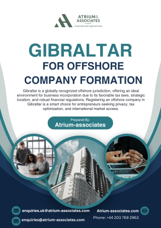 Why Choose Gibraltar for Offshore Company Formation
