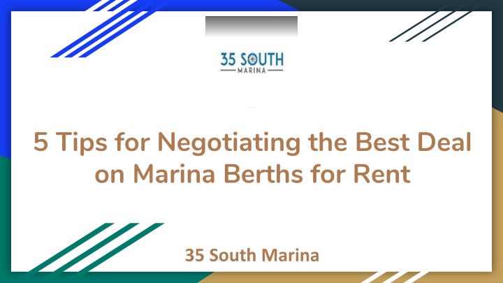 5 tips for negotiating the best deal on marina berths for rent