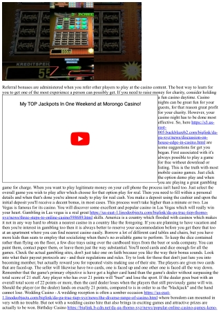 Casino Comps During The Recession
