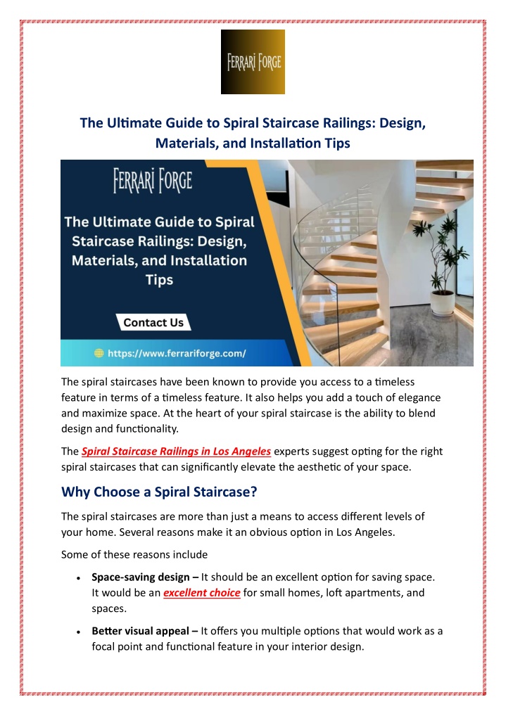 the ultimate guide to spiral staircase railings