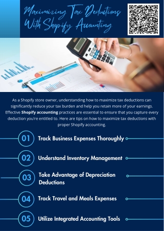 maximizing tax deductions with shopify accounting