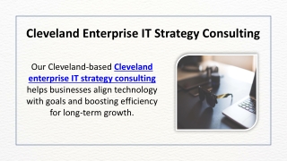 cleveland enterprise it strategy consulting