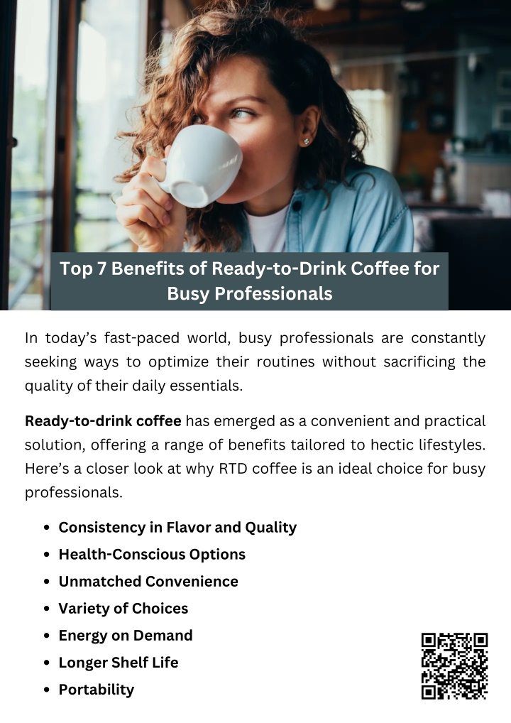 top 7 benefits of ready to drink coffee for busy