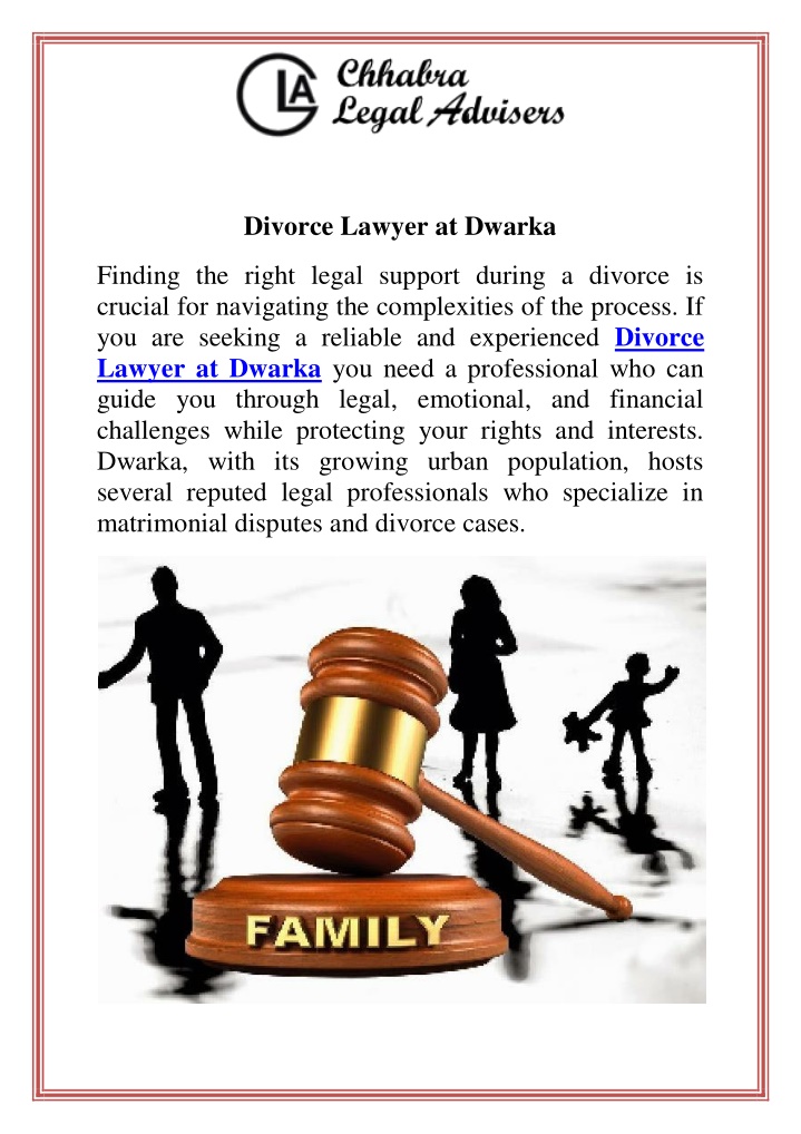 divorce lawyer at dwarka