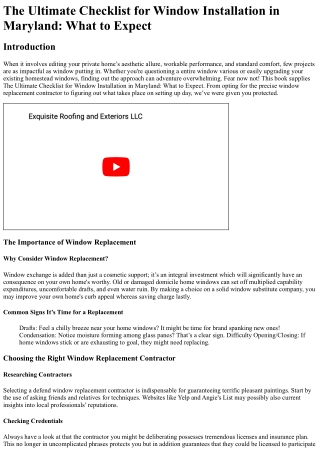 the ultimate checklist for window installation