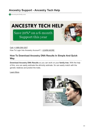 ancestry support ancestry tech help