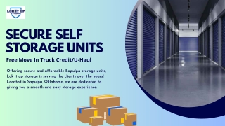 Self Storage Services in Sapulpa Secure and Affordable Solutions