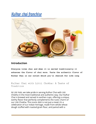 kulhar chai