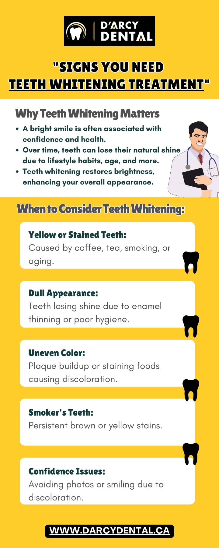 signs you need teeth whitening treatment teeth