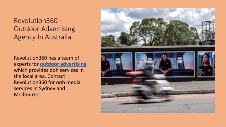 revolution360 outdoor advertising agency in australia