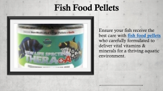 Fish Food Pellets