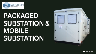 packaged substation mobile substation
