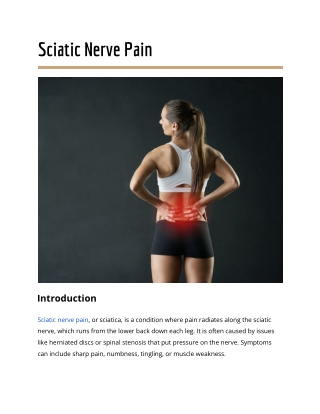 sciaticnervepain