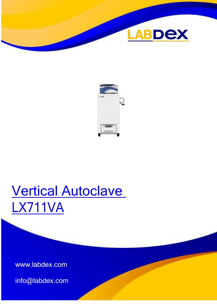 vertical autoclave lx711va