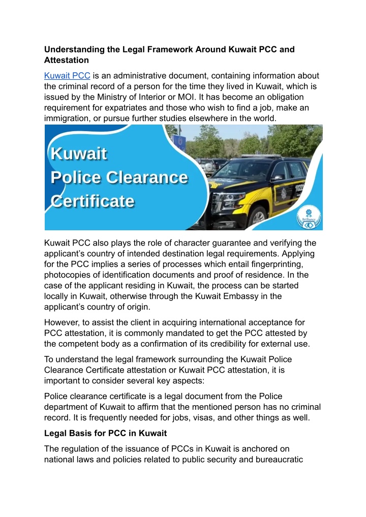 understanding the legal framework around kuwait