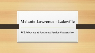 Melanie Lawrence - Lakeville - A Creative Strategist