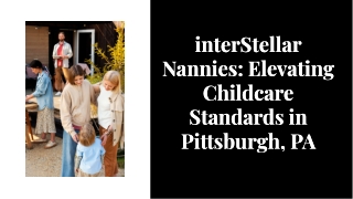 Babysitters in Pittsburgh, PA - interStellar Nannies