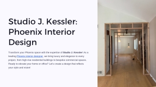 Phoenix interior Designer