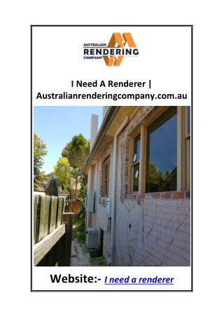 i need a renderer australianrenderingcompany