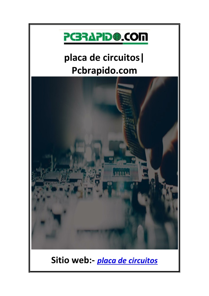 placa de circuitos pcbrapido com