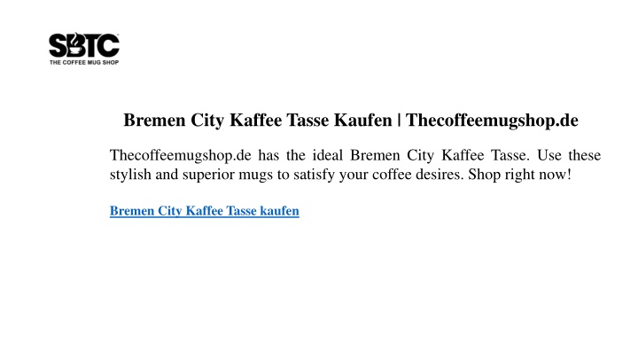 bremen city kaffee tasse kaufen thecoffeemugshop