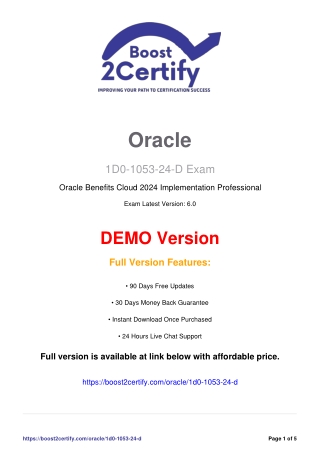 1Z0-1055-24 Certification Guide – Master Oracle Financials Cloud: Payables 2024