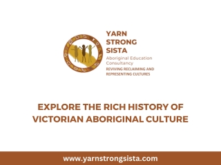 Explore the Rich History of Victorian Aboriginal Culture