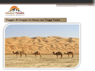 Viaggio di Gruppo in Oman con Viaggi Tours