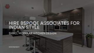 Innovative Modular Kitchen Designs by BSPOQE Associates