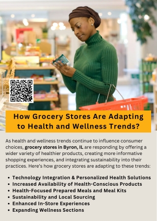 How Grocery Stores Are Adapting to Health and Wellness Trends?