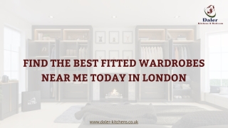 Find the Best Fitted Wardrobes Near Me Today in London