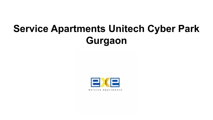 service apartments unitech cyber park gurgaon