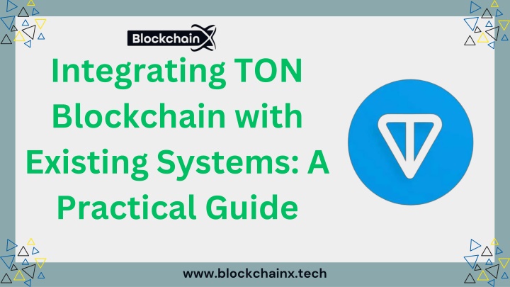 integrating ton blockchain with existing systems